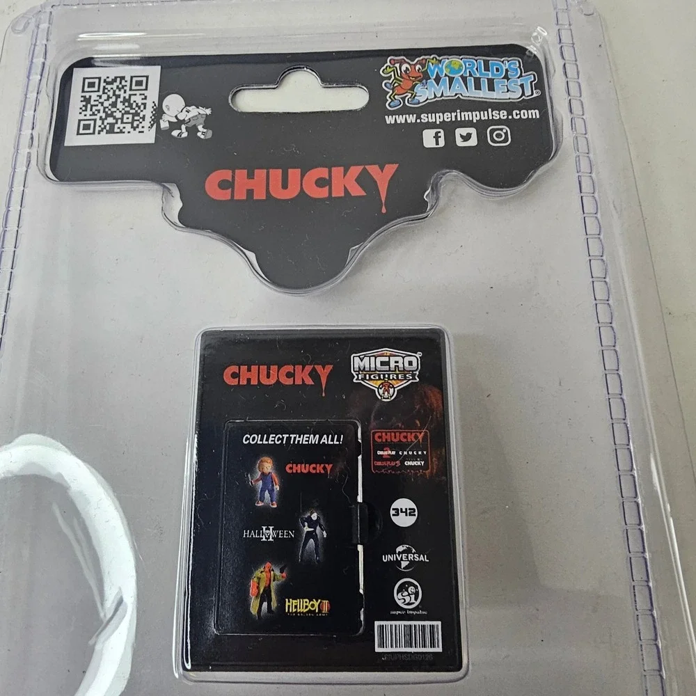 Worlds Smallest Micro Figures Chucky Horror Mini Action Figure 5039 New